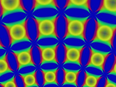 renkli fraktal dekoratif özelliği, sihirli ihtişamı, harika h