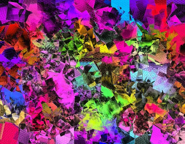 Característica decorativa fractal colorido, esplendor mágico, h maravilhoso — Fotografia de Stock