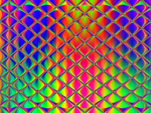 Multi-colored stained glass art glass tile for design works. — Stock Photo, Image