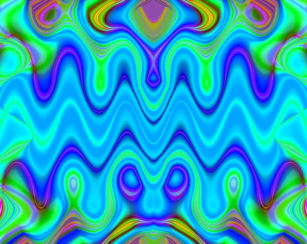 Característica decorativa fractal colorido, esplendor mágico, maravilloso h —  Fotos de Stock
