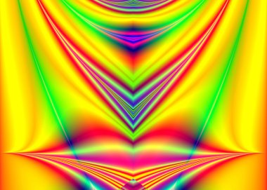 renkli fraktal dekoratif özelliği, sihirli ihtişamı, harika h