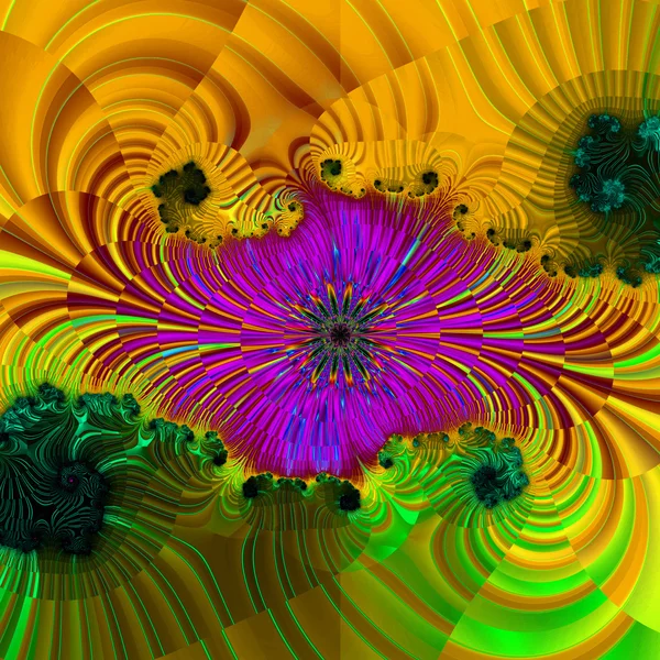 Fractal Perfection Colorful Brilliant Charming Prospect Creative Background High Art — Stock Photo, Image