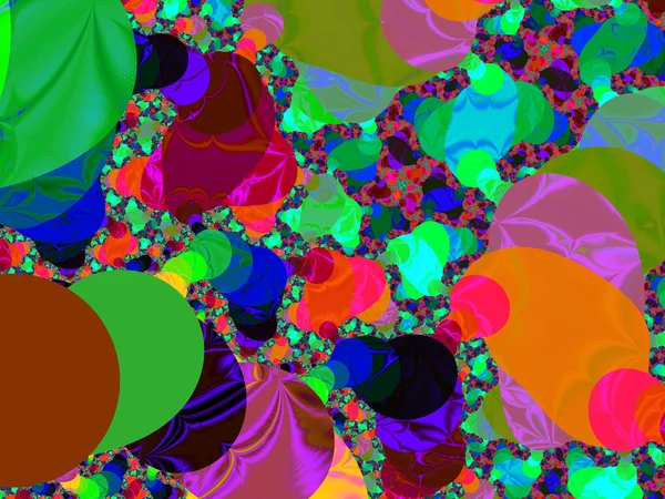 Fractal Perfection Colorful Brilliant Charming Prospect Creative Background High Art — Stock Photo, Image