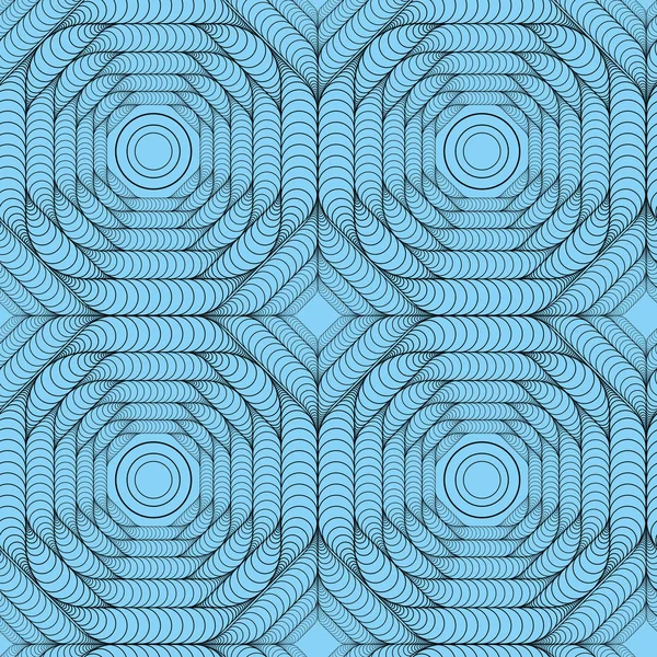 인라인된 octangle 그림으로 추상적인 벡터 원활한 패턴 — 스톡 벡터