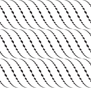 dalgalı adımları ile seamless modeli tasarlamak vektör