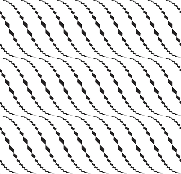 Patrón sin costura de vector abstracto con pasos ondulados — Archivo Imágenes Vectoriales
