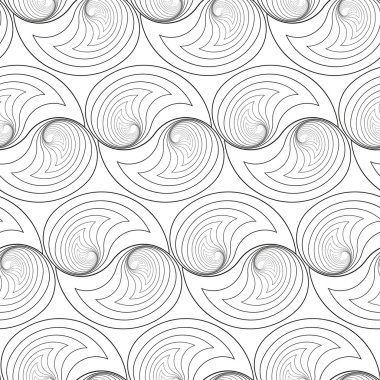 simetrik şekiller dönen ve azalan ile soyut seamless modeli