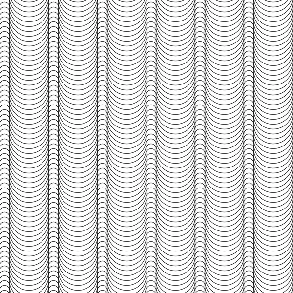 Modèle abstrait de relief noir et blanc sans couture — Image vectorielle