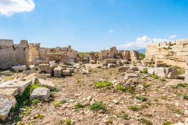 Hayat Saint Simon Manastırı Yazın Mavi Gök Gününde Nefes Kesen Resim Manastırı