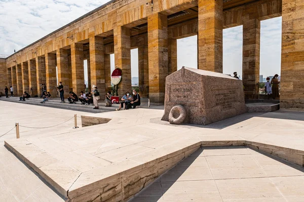 Ankara Anitkabir Denkmal Atatürk Mausoleum Atemberaubender Malerischer Blick Auf Das — Stockfoto