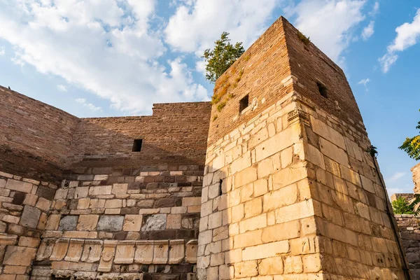 Замок Анкара Кале Захоплює Картинку Вид Стіни Блакитний День Літа — стокове фото