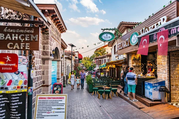 Ankara Hamamonu Restaurado Área Impresionante Vista Pintoresca Calle Bazar Día — Foto de Stock