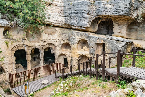 Hayat Samandag Vespasianus Túnel Titus Impresionante Vista Pintoresca Necrópolis Día Imágenes De Stock Sin Royalties Gratis