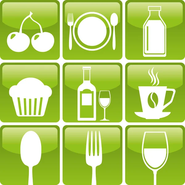 Food_icons — стоковий вектор