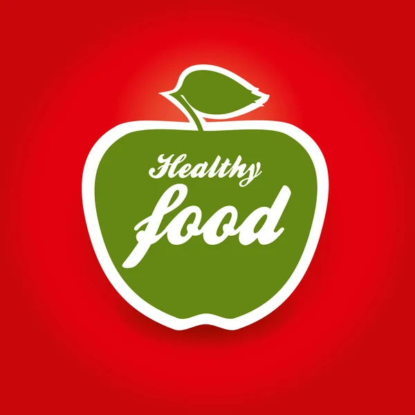 Healthy_food_apple — 图库矢量图片