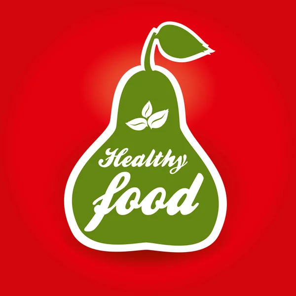 Healthy_food_pear — Stock vektor