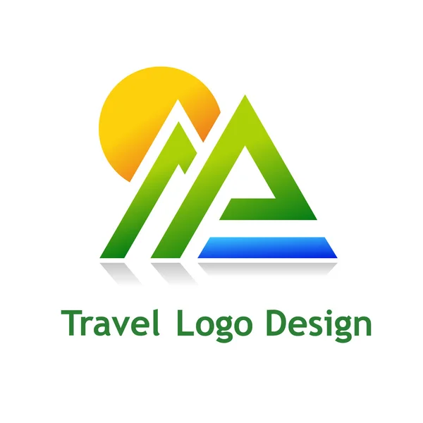 Diseño de viaje — Vector de stock