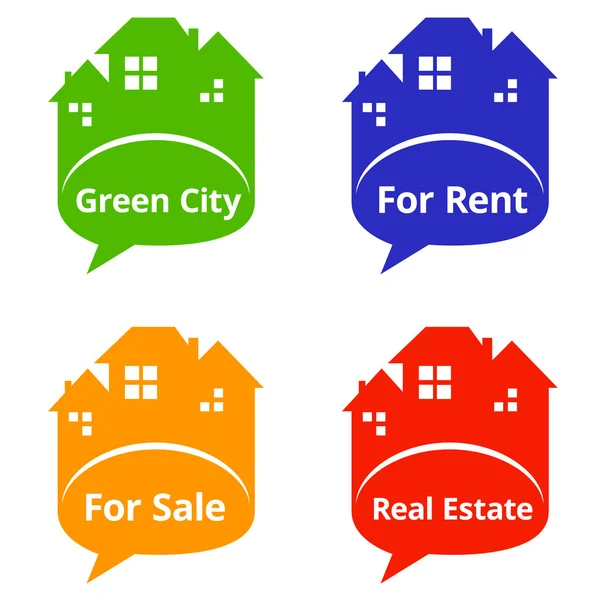 Realestatebuble — Vector de stock