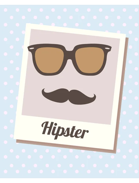 Hipstercard — 스톡 벡터