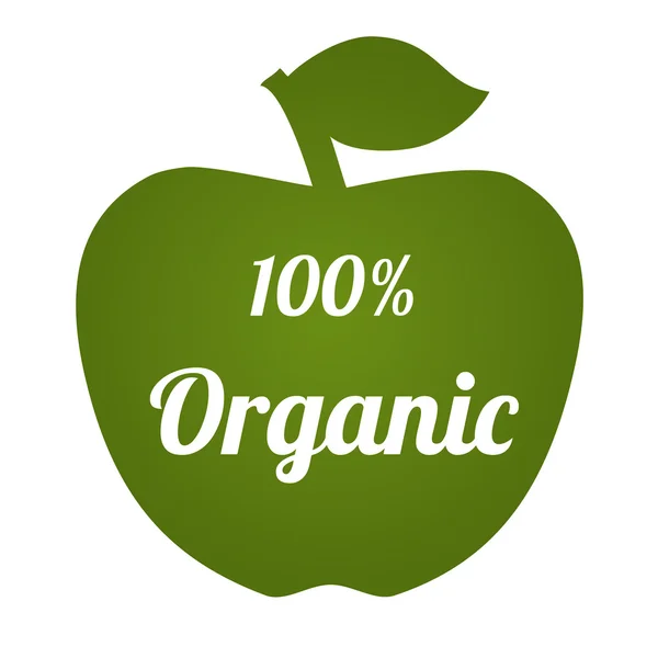 Organicapple — Stock vektor