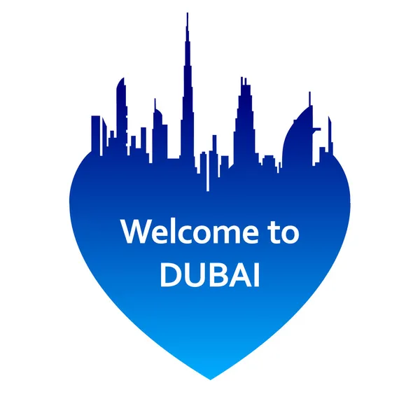 DubaiW — Stock Vector