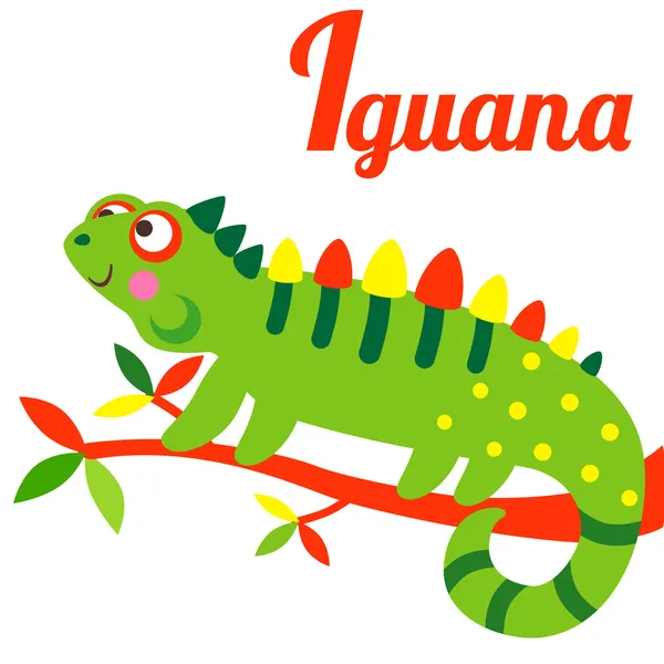 Iguana ! — Image vectorielle