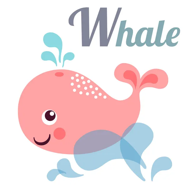 Whale Cartoon — Stock Vector © rubynurbaidi 35628265