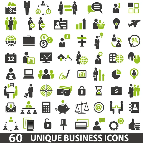 Iconos de negocios Vector de stock