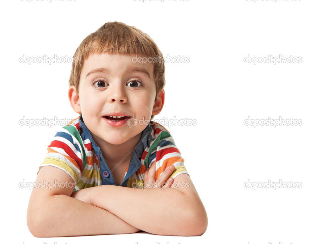 Funny little boy Stock Photo by ©yuryimaging 19604103