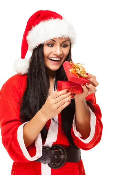 Beautiful christmas woman — Stock Photo, Image