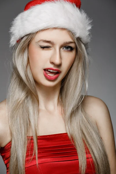 Beautiful christmas girl — Stock Photo, Image