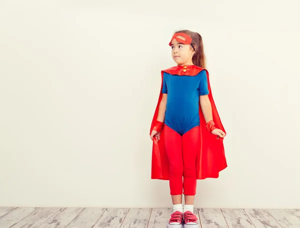 スーパー ヒーローの女の子 — ストック写真