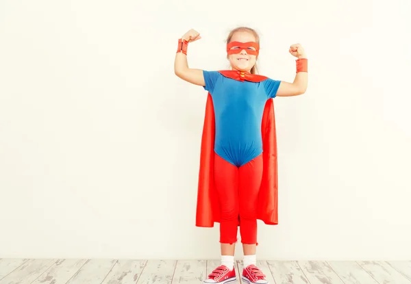 Super herói menina — Fotografia de Stock