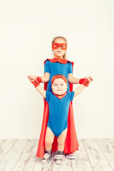 Super hrdina děti — Stock fotografie
