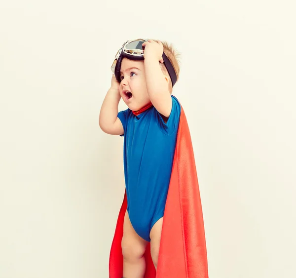 Super hero boy — Stock Photo, Image