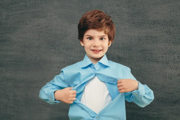 Cheerful smiling little boy — Stock Photo, Image