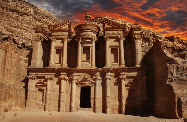 petra, jordan Manastırı'nın