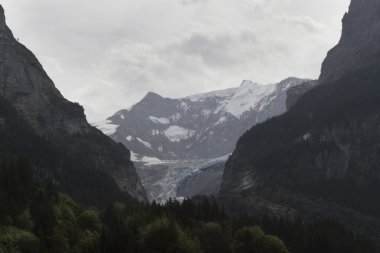 İsviçre Alpleri'nde buzullar erime