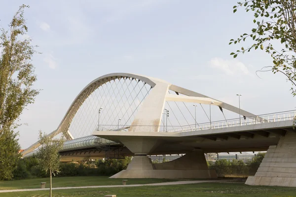 Terceira ponte do milénio, Saragoça, Espanha — Fotografia de Stock