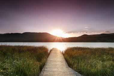 Banyoles Gölü, girona, Katalonya, İspanya