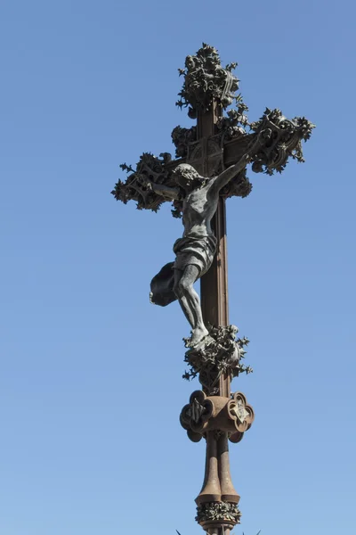 Via Crucis de Jesus. Paixão de Cristo — Fotografia de Stock