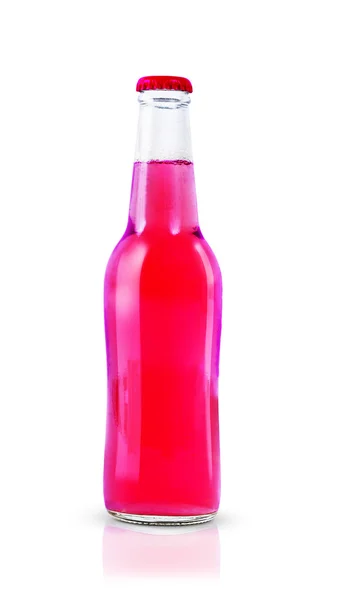 Бутылка безалкогольного напитка на белом — стоковое фото