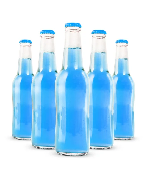 Flaschen Erfrischungsgetränk isoliert auf weiß — Stockfoto