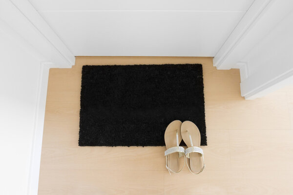Welcome home black mat. House