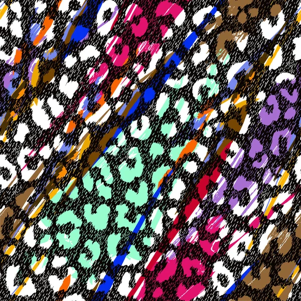 Naadloos Abstract Patroon Textielpatroon Bloemmotief Geometrische Motieven Voor Textiel Textiel — Stockfoto
