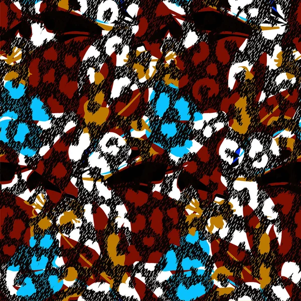 Seamless Abstract Pattern Textile Pattern Flower Geometric Print Pattern Textile — Stock Fotó