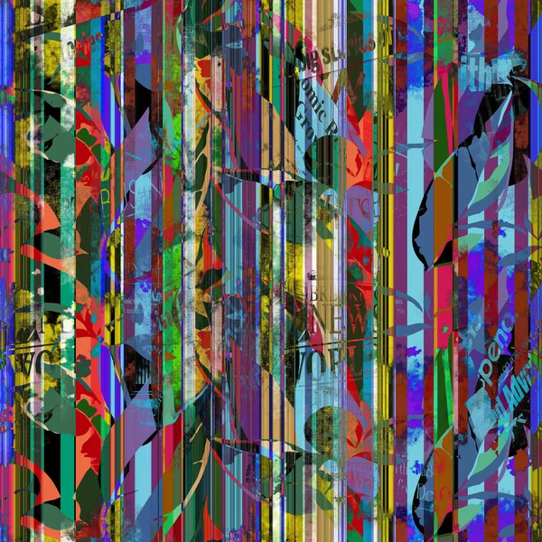 Sömlös Abstrakt Mönster Textilmönster Blommönster Och Geometriskt Mönstermönster För Textildesign — Stockfoto
