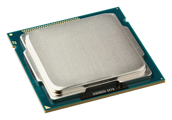 Primer plano CPU al revés — Foto de Stock