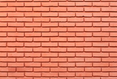 kırmızı boyalı tuğla duvar