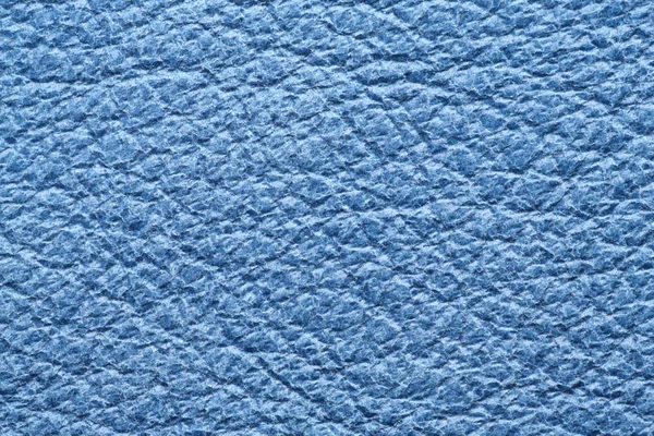 Close up blue leather — Stock Photo, Image